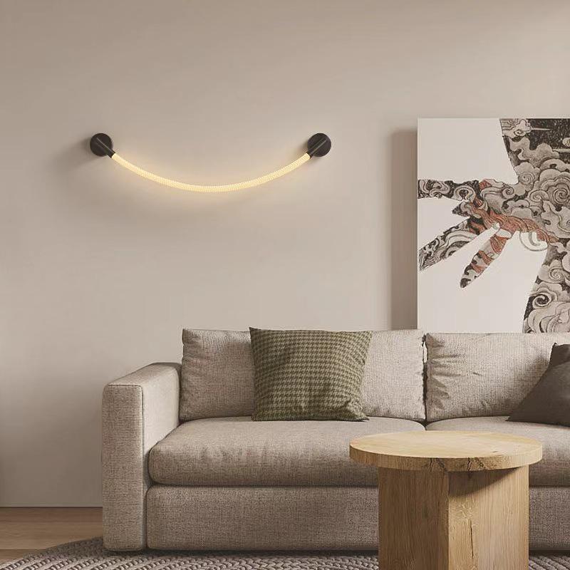 Nordic Fiber Woven Wall Lamp