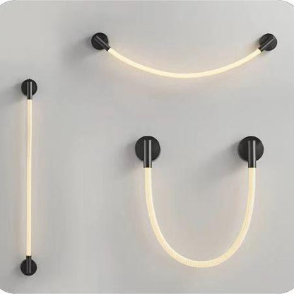 Nordic Fiber Woven Wall Lamp