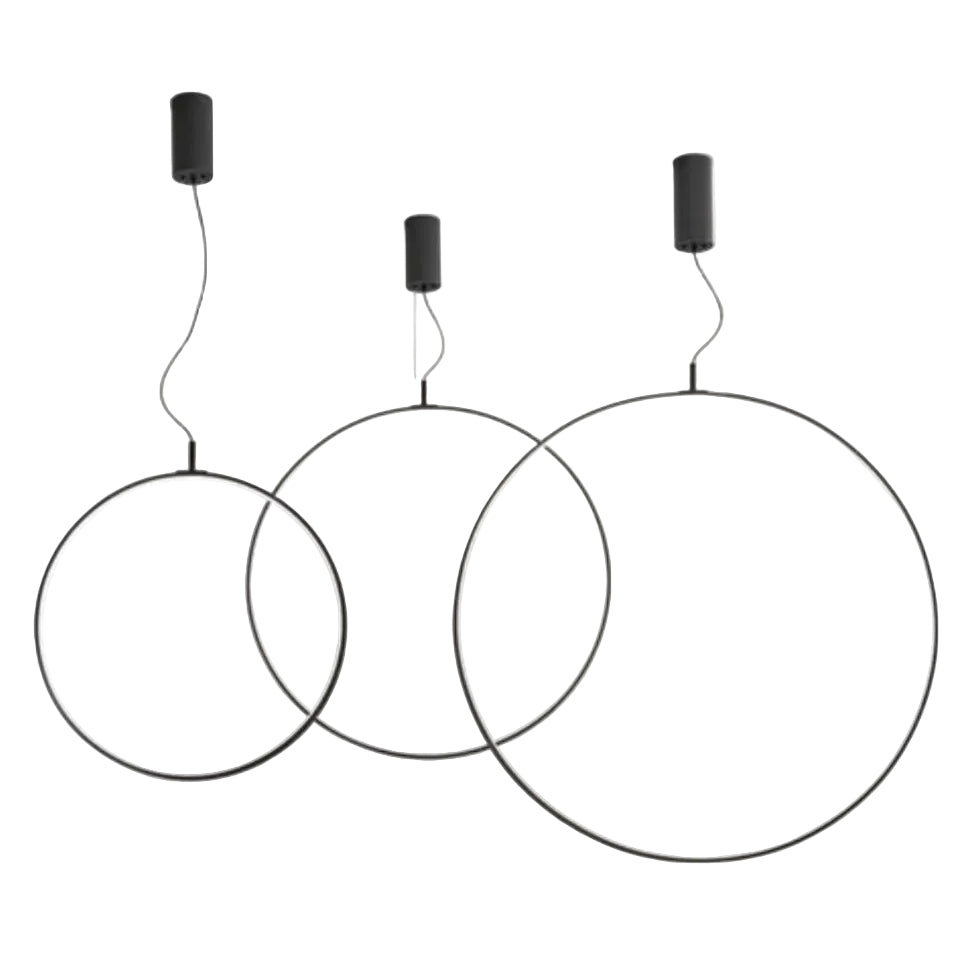 Modern Eclipse Circle Chandelier