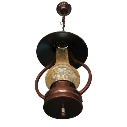 Modern Hearthstone Style Pendant Light