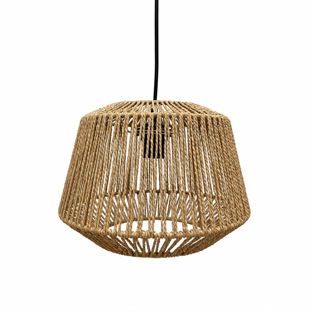 Woven Rattan Pendant Light