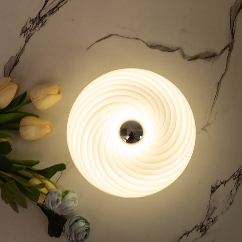 Halo Swirl Rechargeable Table Lamp
