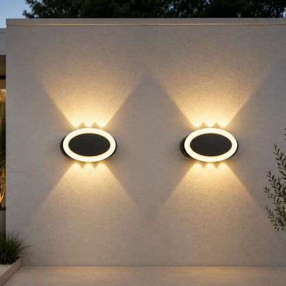 Modern Up-Down Oval Wall Lamp