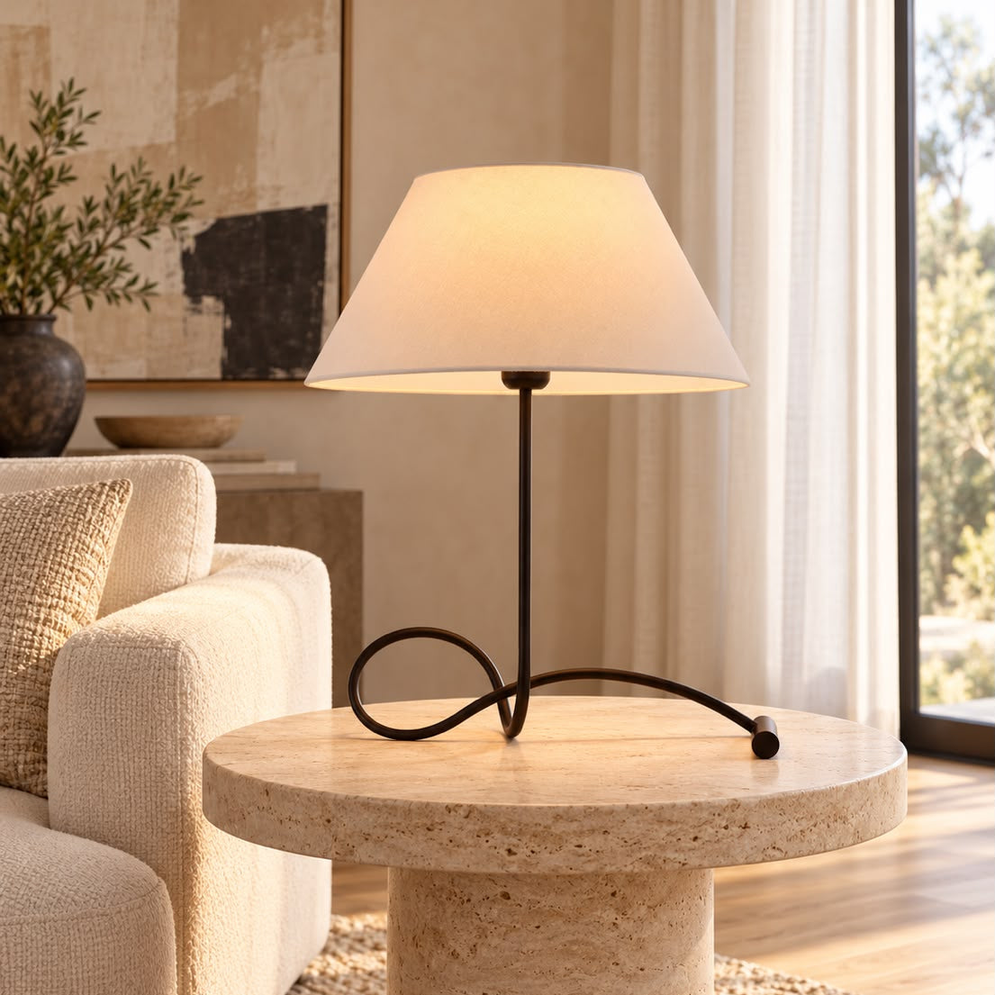 Modern Loop Table Lamp