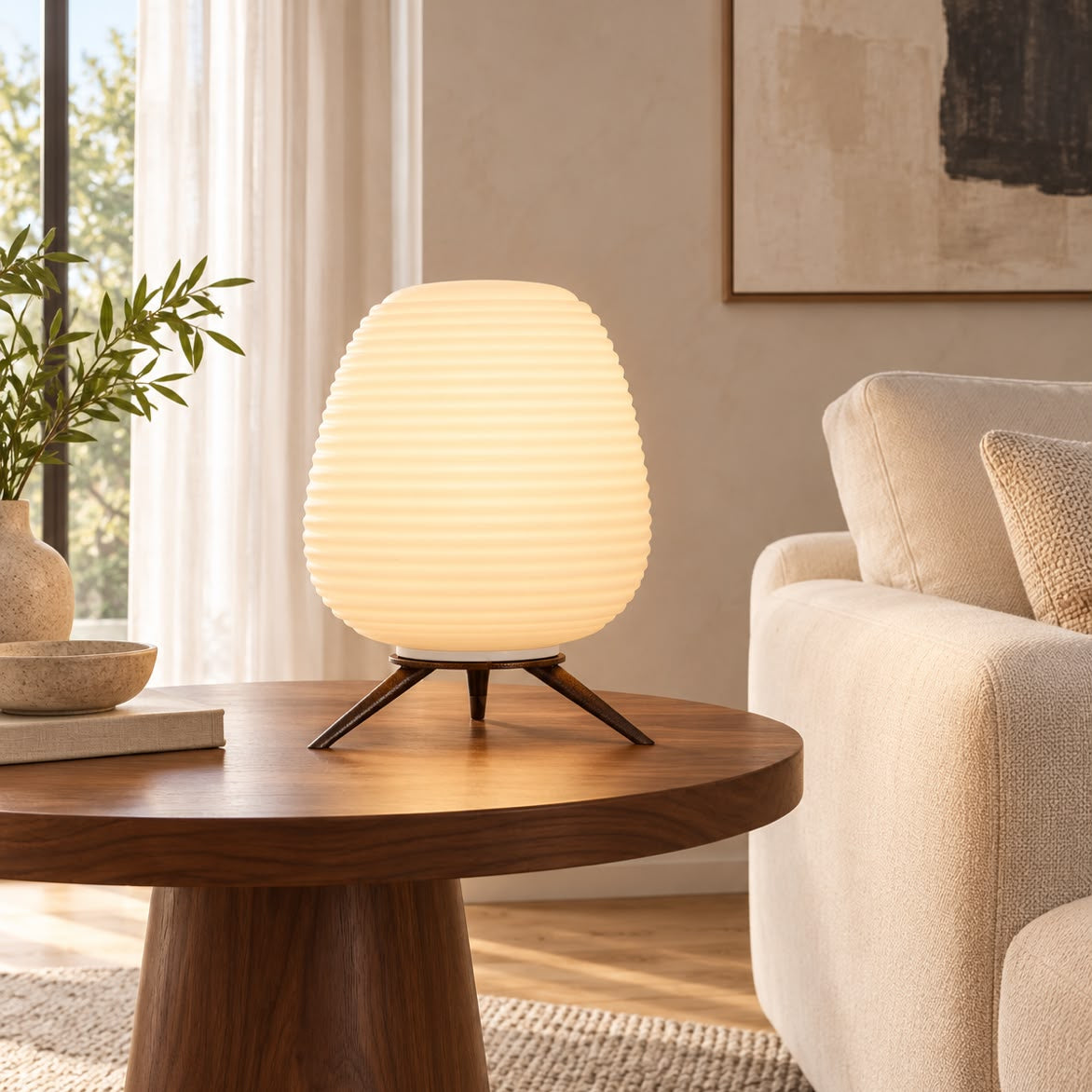 Modern Luma Glass Table Lamp