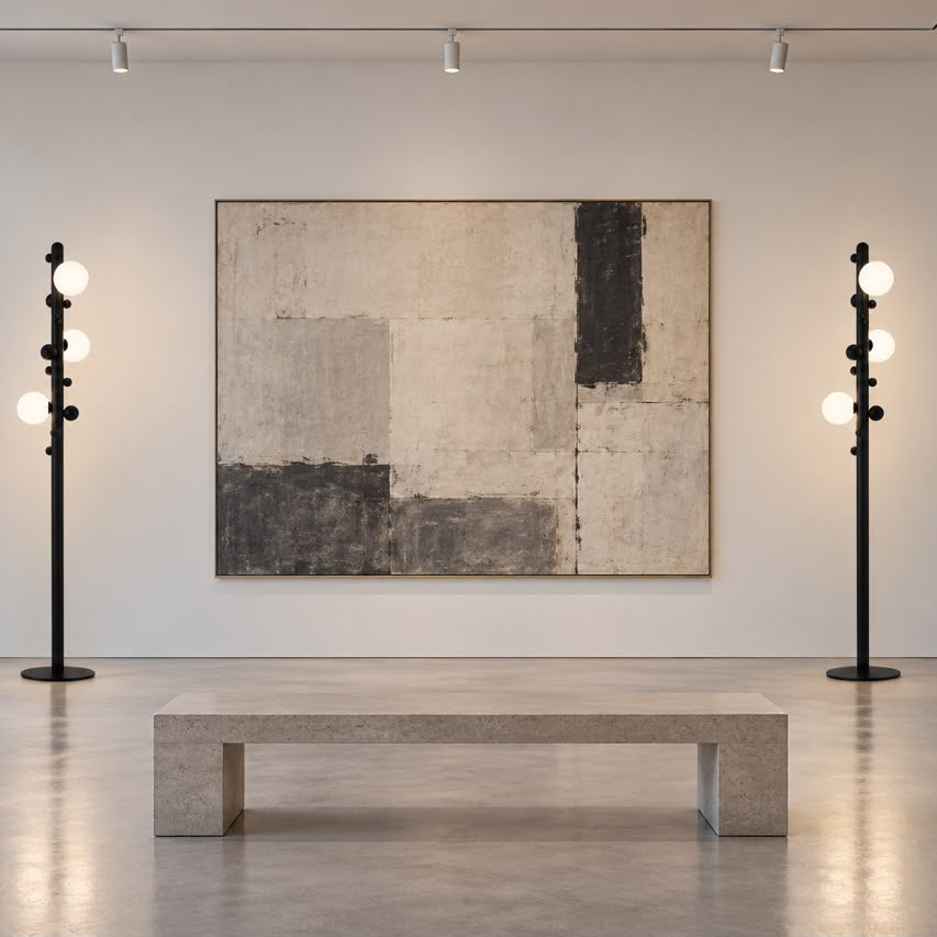 Modern Orbit Scattered Floor Lamp