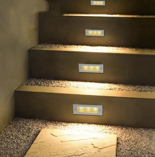 Stair Led Light Silver Face 4W / 6W