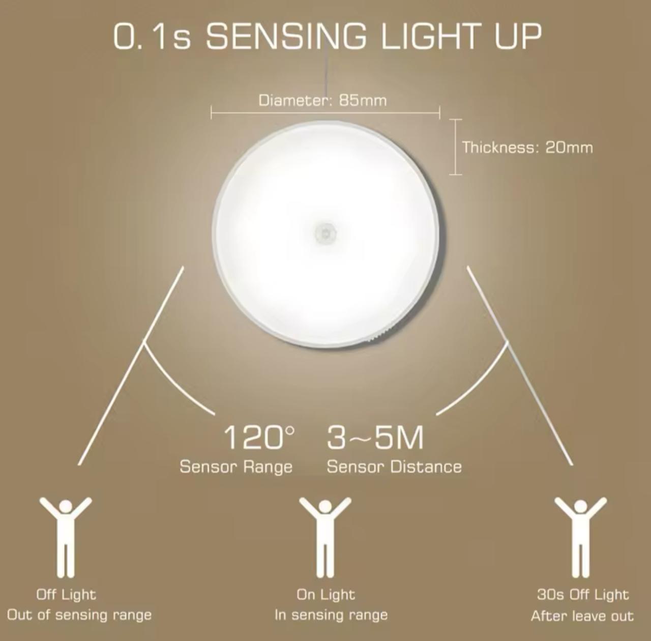 Intelligent Round Sensor Light