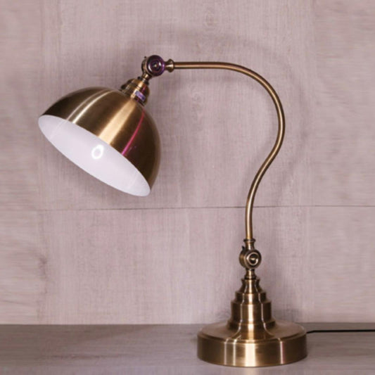 Vintage Table Lamp Adjustable Head