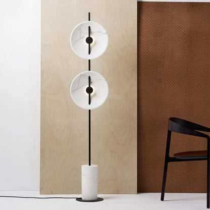 Modern White Marble Luxury Floor Lamp