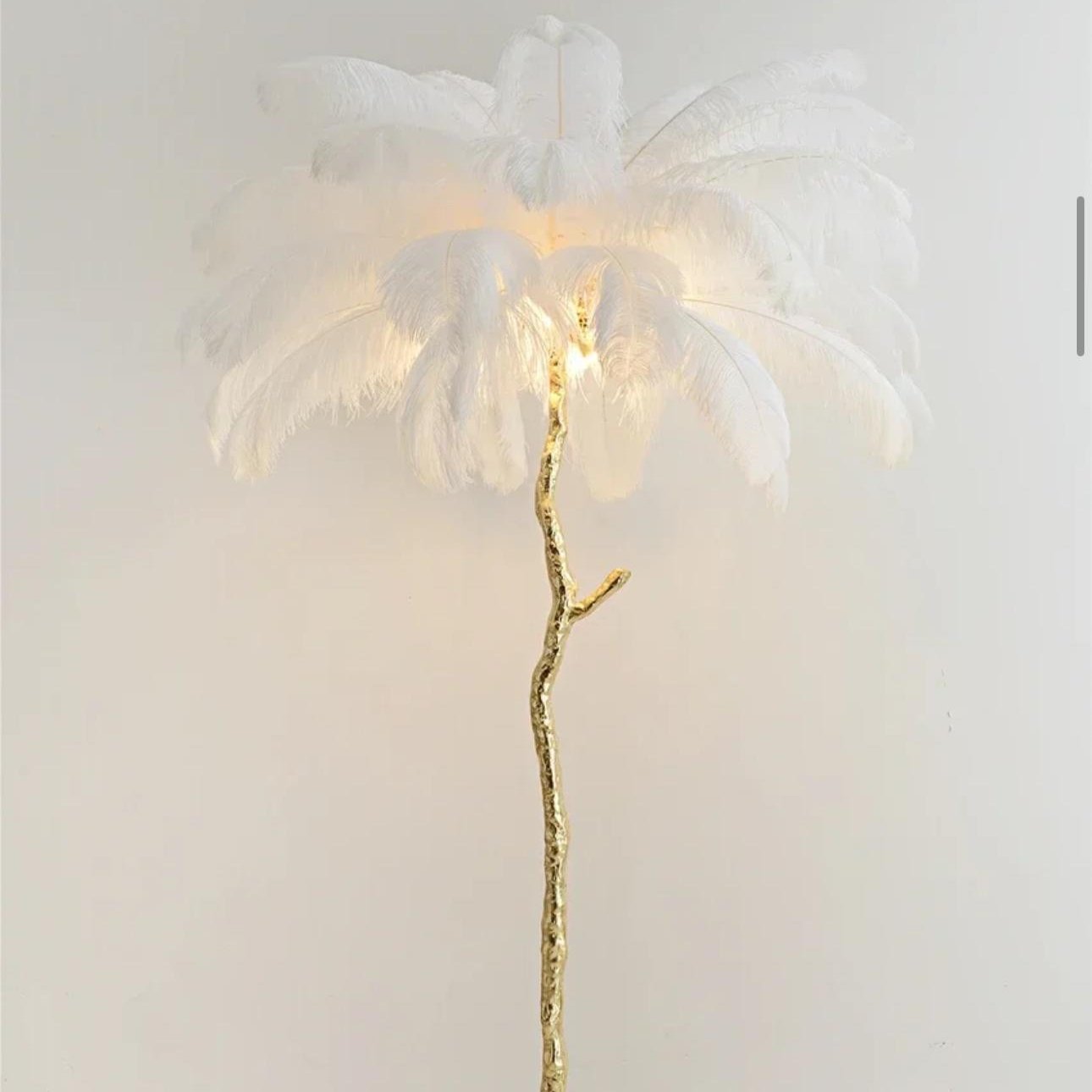 Nordic Feather Led Floor Lamp