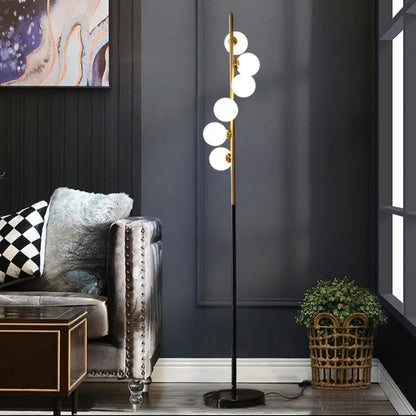 Nordic Modern Glass Ball Floor Lamp