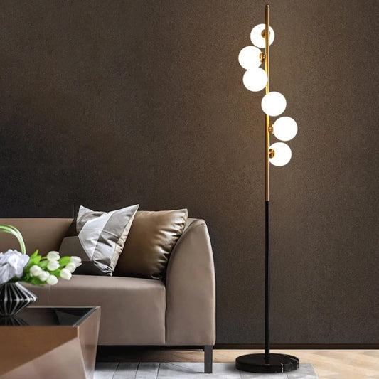 Nordic Modern Glass Ball Floor Lamp