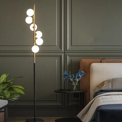 Nordic Modern Glass Ball Floor Lamp