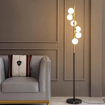 Nordic Modern Glass Ball Floor Lamp