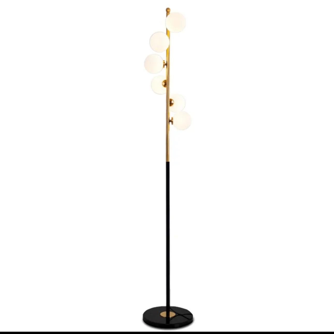 Nordic Modern Glass Ball Floor Lamp