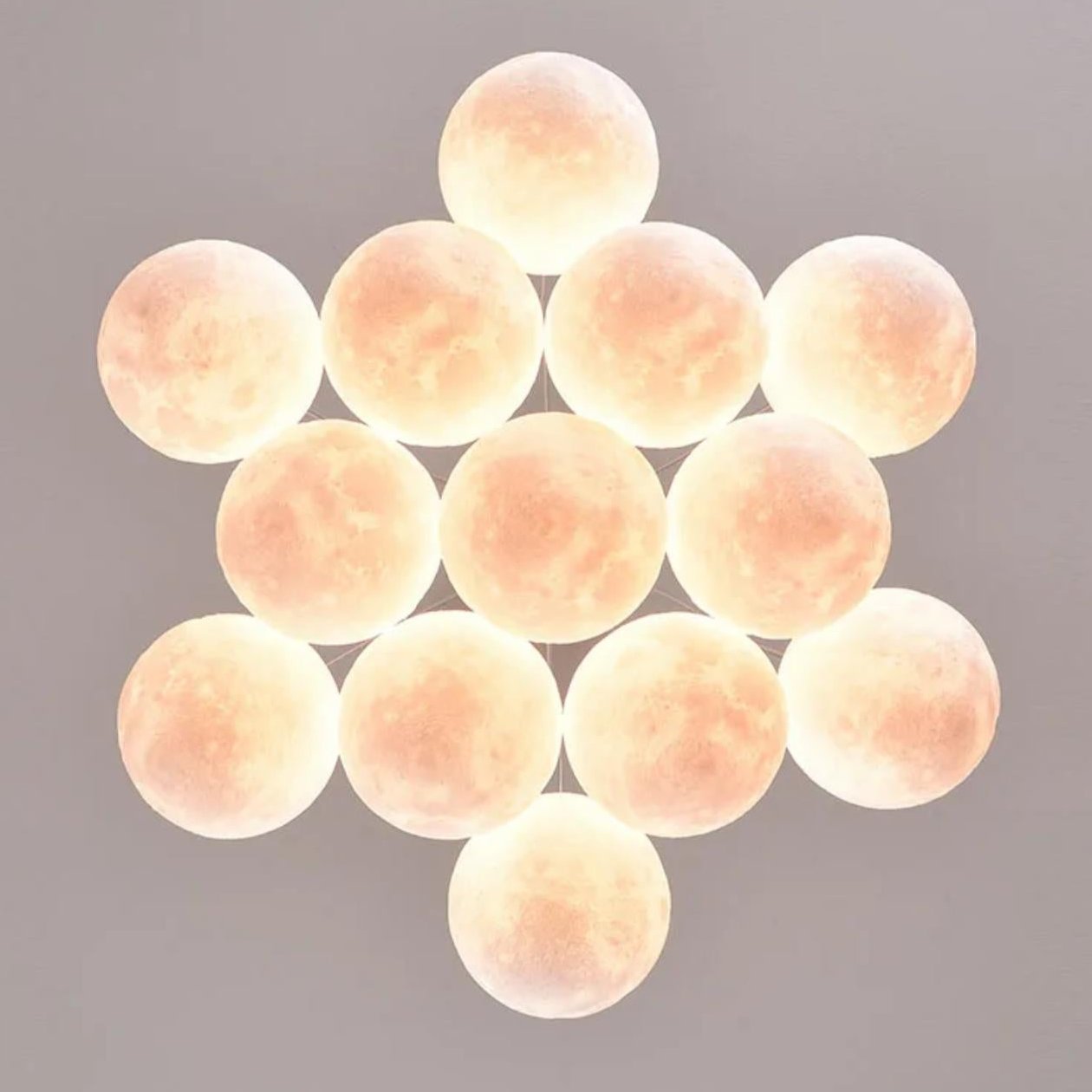 Moon Ball Chandelier