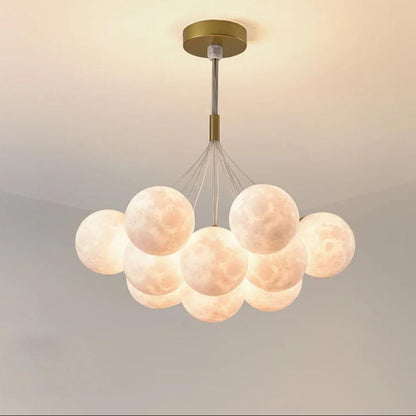 Moon Ball Chandelier