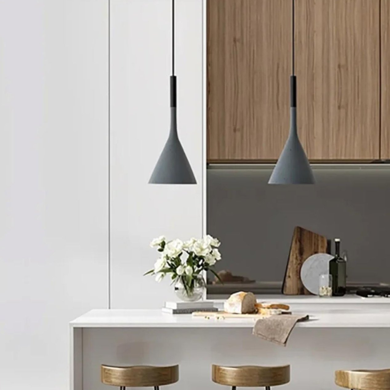 Modern Simple Cone Pendant Light