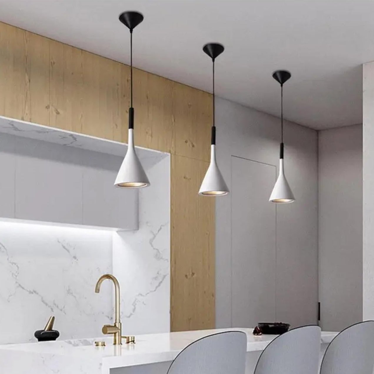 Modern Simple Cone Pendant Light