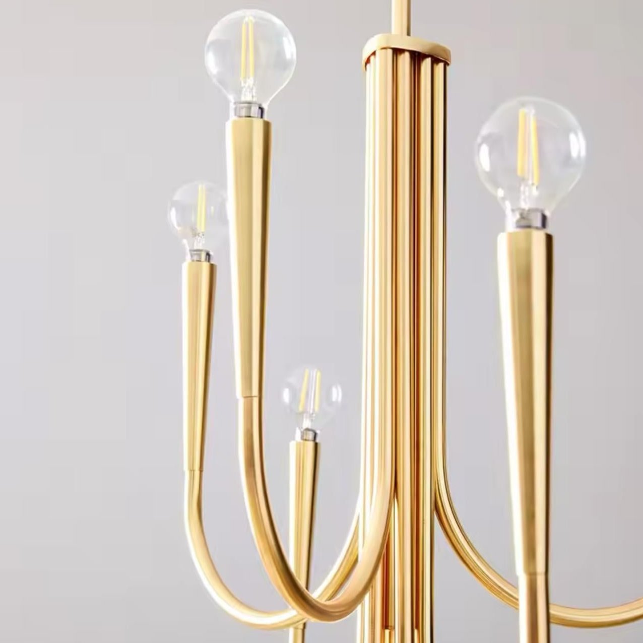 Modern Retro Candles Chandelier