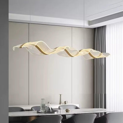 Artistic Acrylic Wave Chandelier