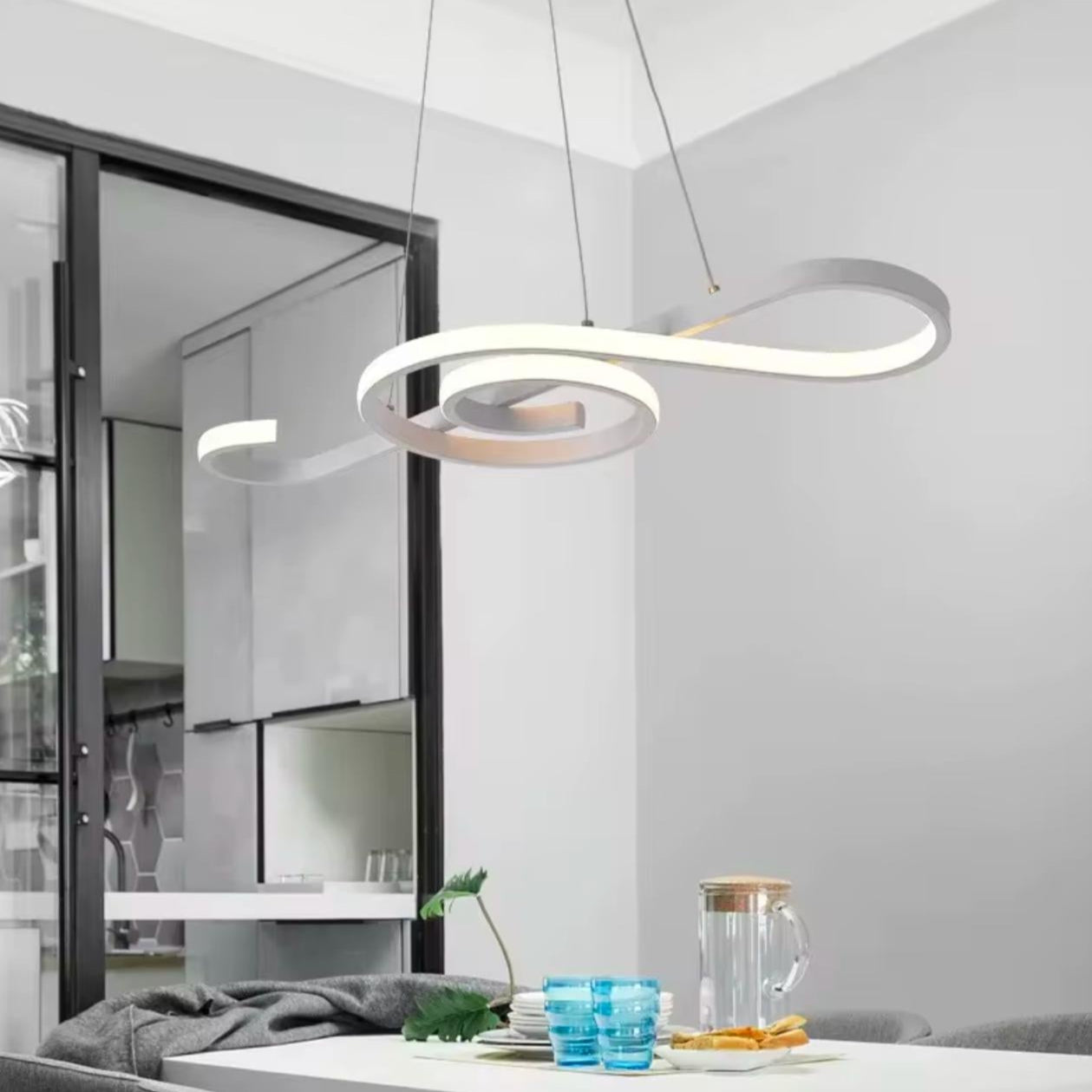 Musical Led Note Shape Chandelier
