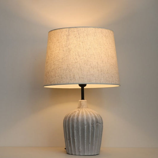 Aligned Concrete Ceramic Table Lamp