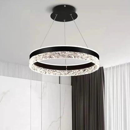 Circular Led Crystal Chandelier