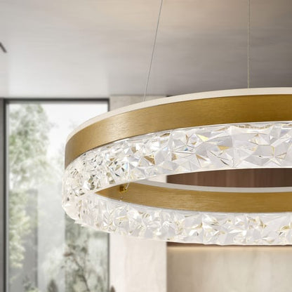Circular Led Crystal Chandelier
