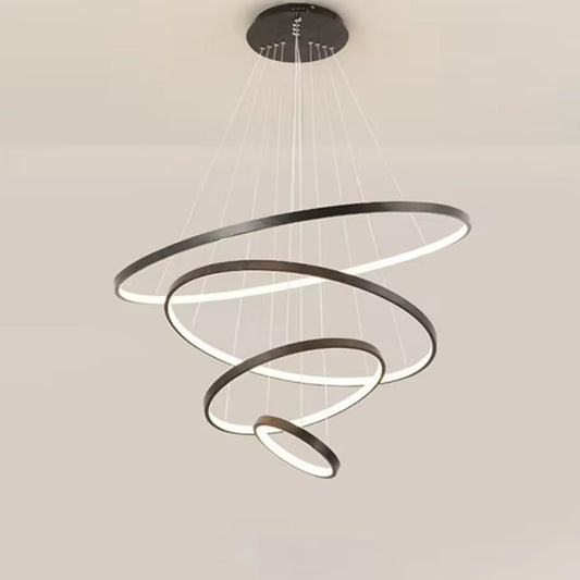 Modern Led Rings Chandelier