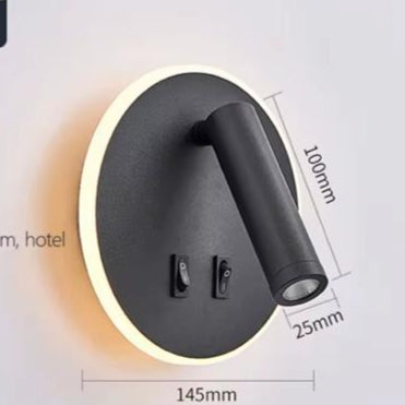 Decorative Wall Lamp Round Shape With Switch