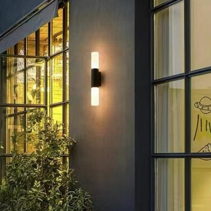 Outdoor Thin Cylinder Wall Lamp