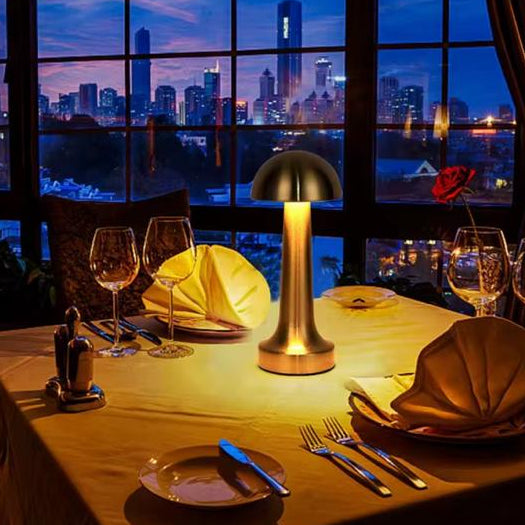 Round Head Touch Rechargeable Table Lamp