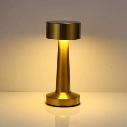 Flat Head Short Rechargeable Table Lamp