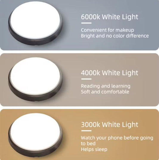 Down Light Led Surface Thick Black Frame