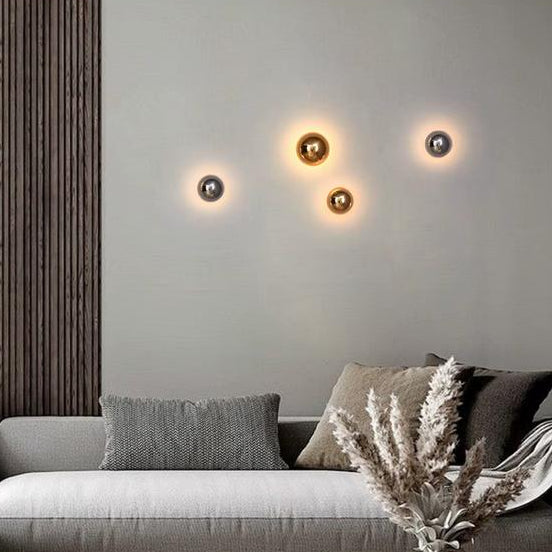 Luxury Buttons Mirror Wall lamp