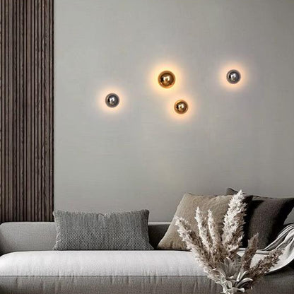 Luxury Buttons Mirror Wall lamp