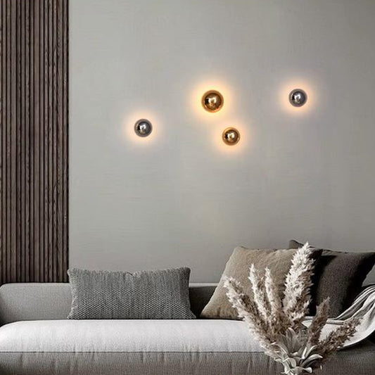 Luxury Buttons Mirror Wall lamp