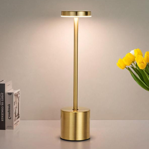 Flat Head Long Rechargeable Table Lamp