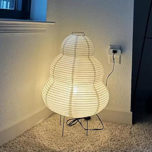 Snowman Japanese Table Lamp