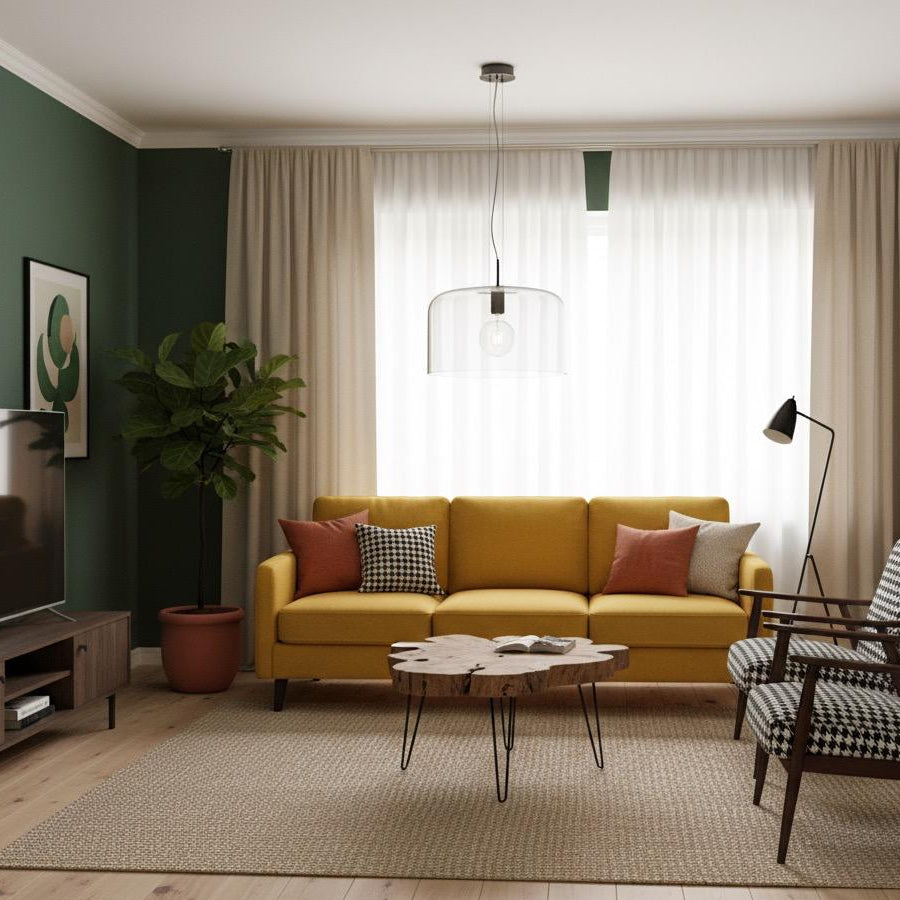 Luce Design Clear Glass Pendant Light