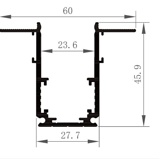 Magnetic Track Light 48V Surface, Recessed and Hanging