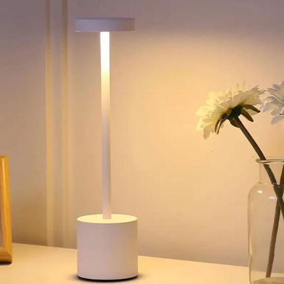 Flat Head Long Rechargeable Table Lamp