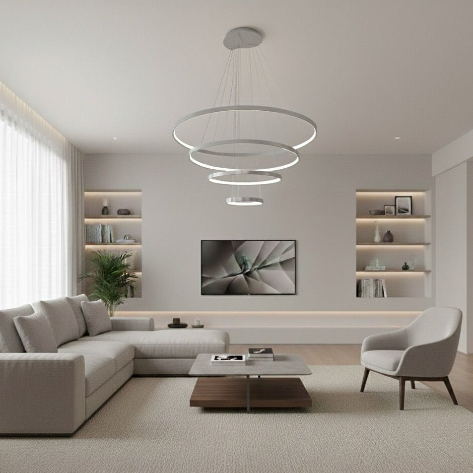 Modern Led Rings Chandelier