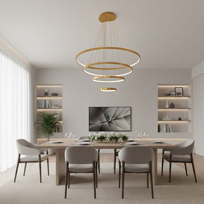 Modern Led Rings Chandelier