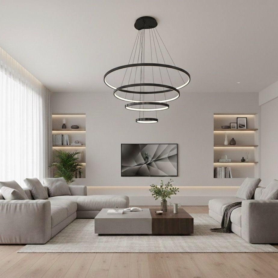 Modern Led Rings Chandelier