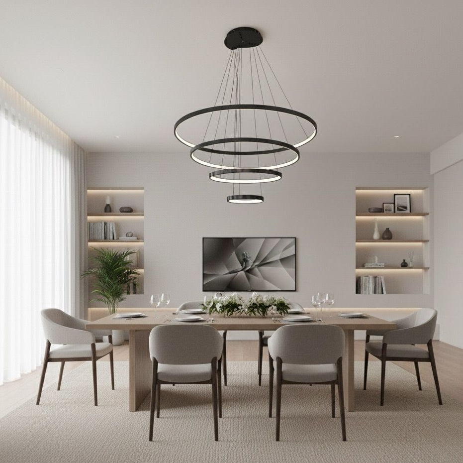 Modern Led Rings Chandelier