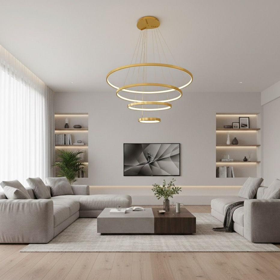 Modern Led Rings Chandelier