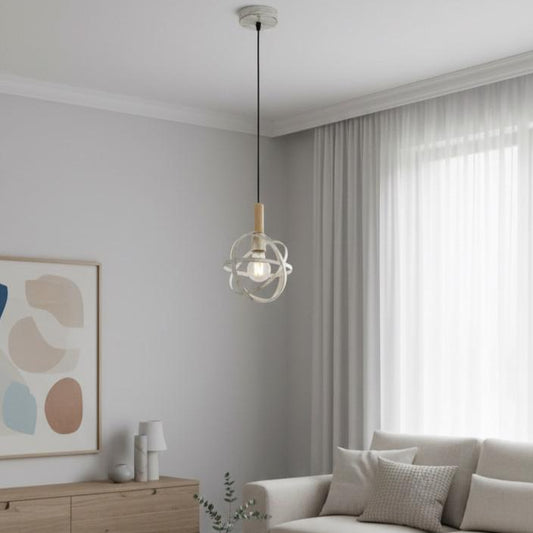 Artistic Concave Glass Pendant Light